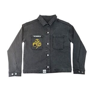 ⚡️Disney - The Marvels Black + Yellow Denim Jacket (Women’s M/L)